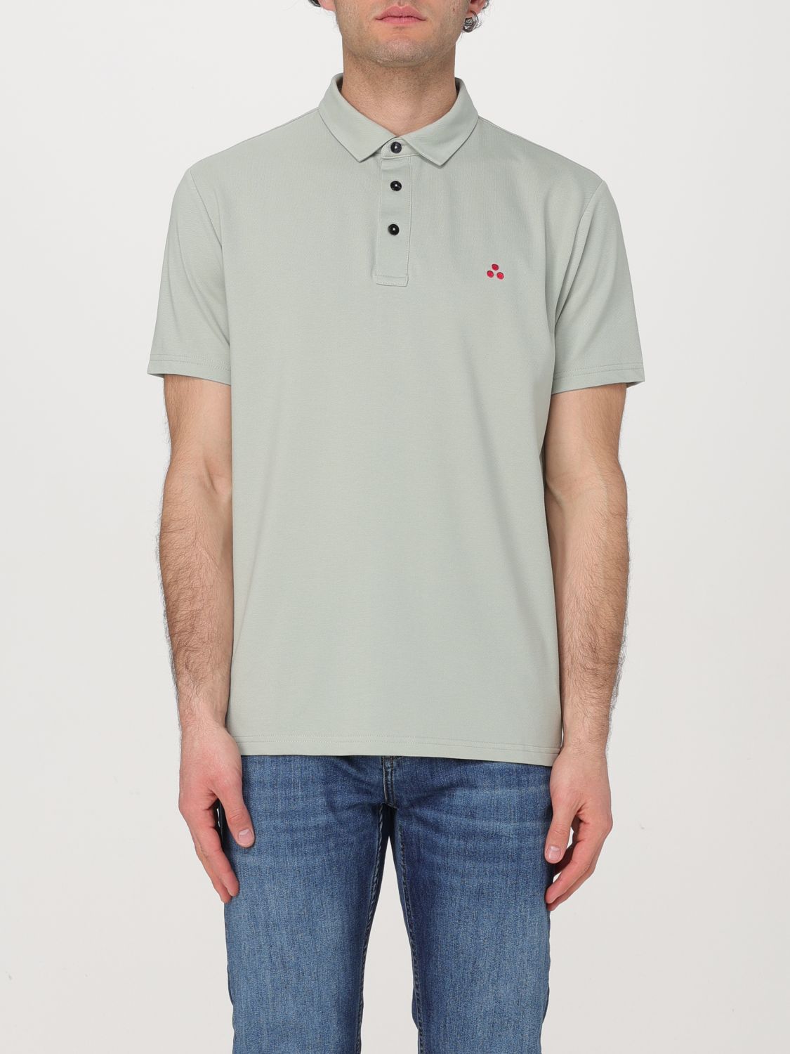 Polo Shirt Men color Green