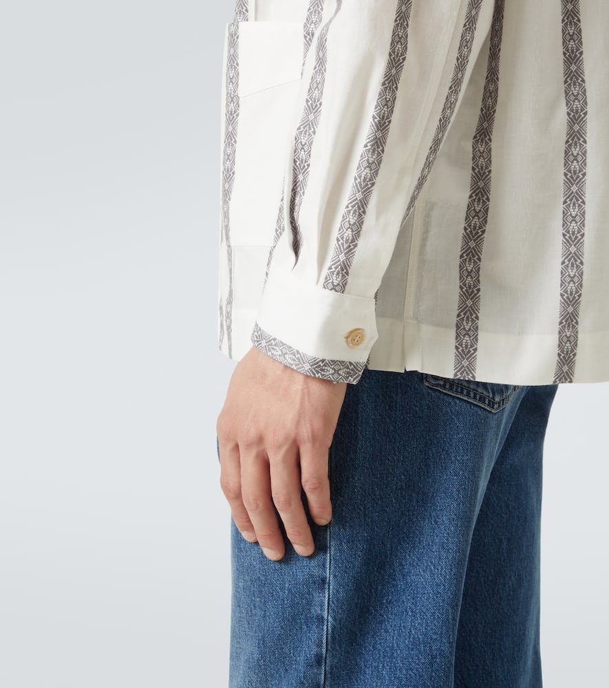 Striped cotton shirt