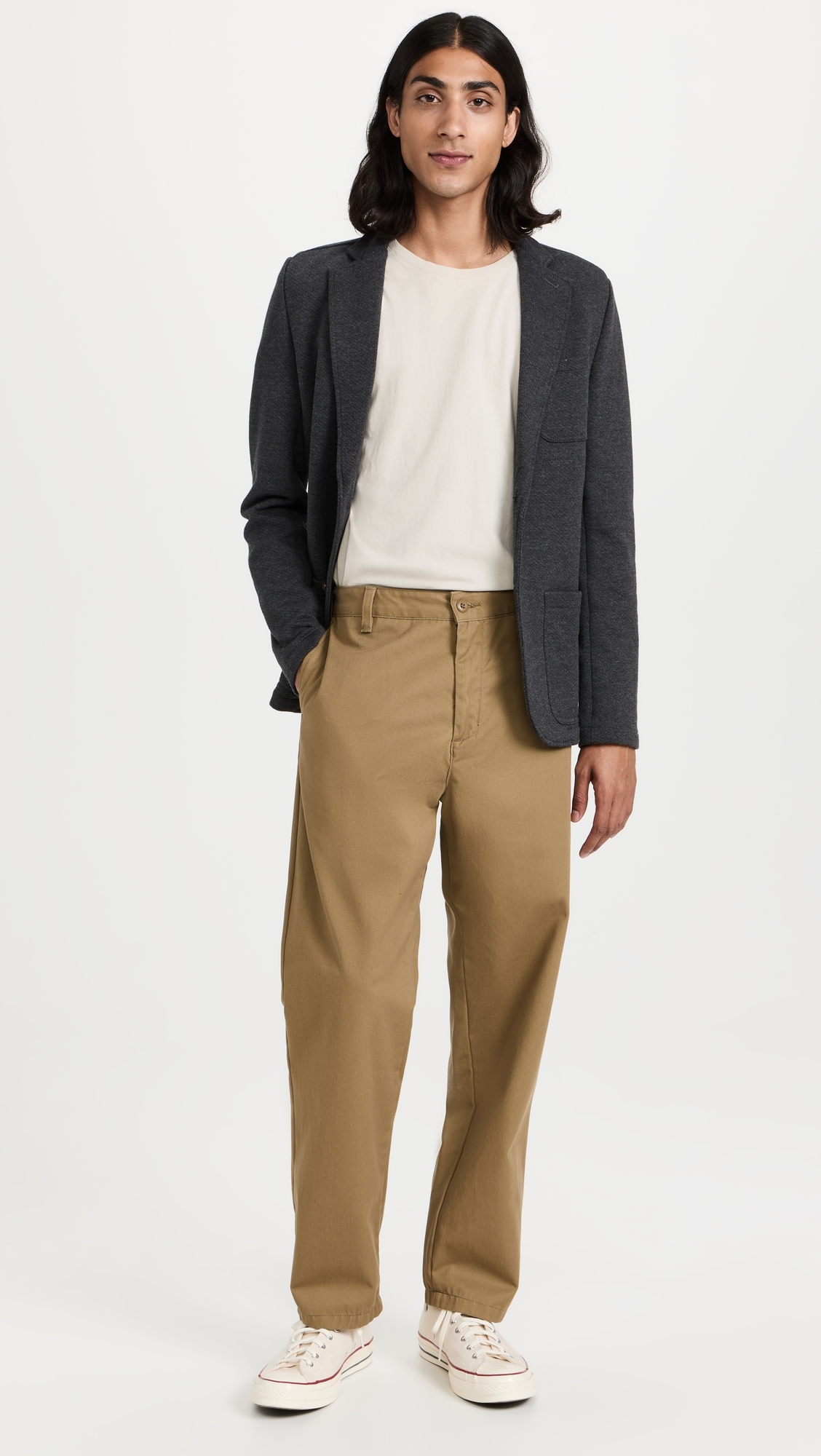Inlet Knit Blazer black sky melange
