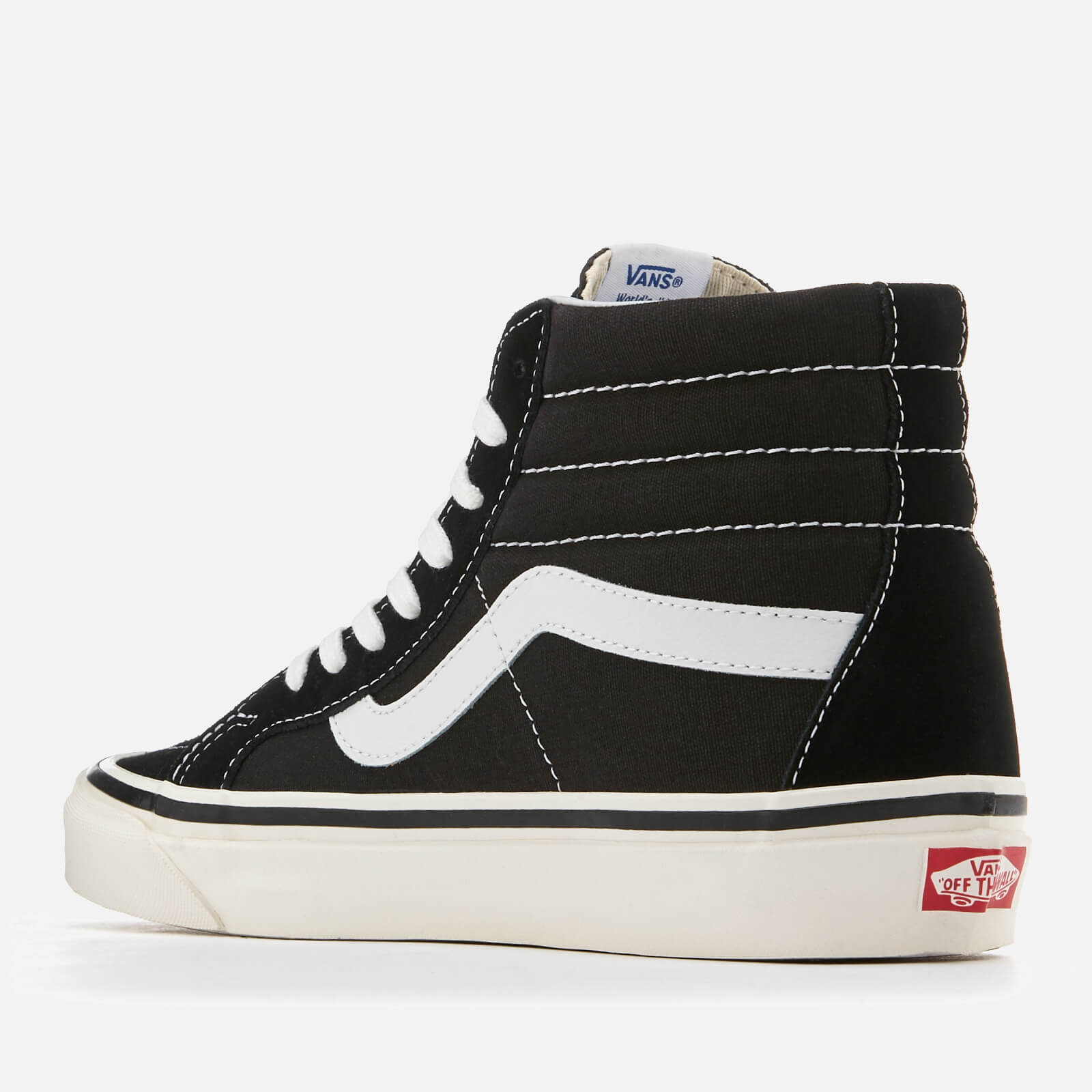 Vans Anaheim Sk8-Hi 38 Dx Hi-Top Trainers - Black/True White - UK 4