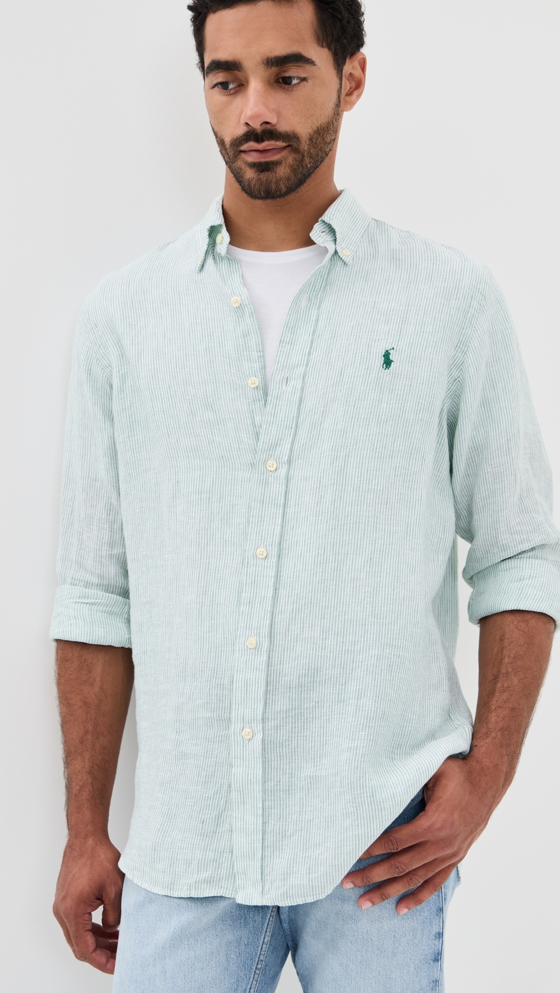 Crew Neck Stay-Tucked Undershirt 3-Pack White