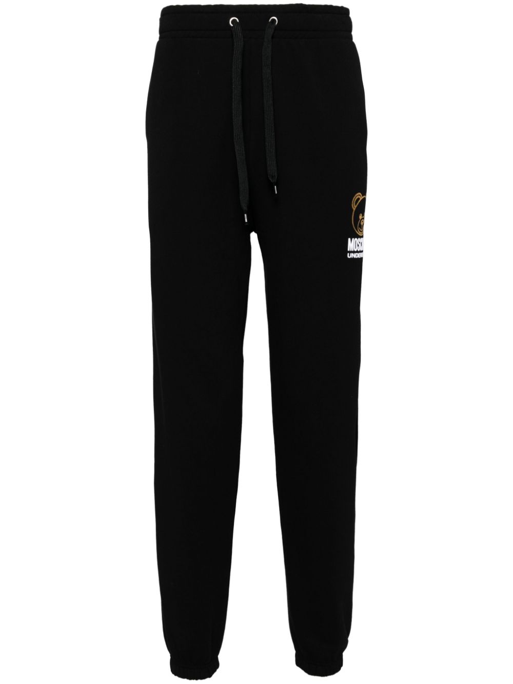 Teddy Bear-motif sweatpants - Black