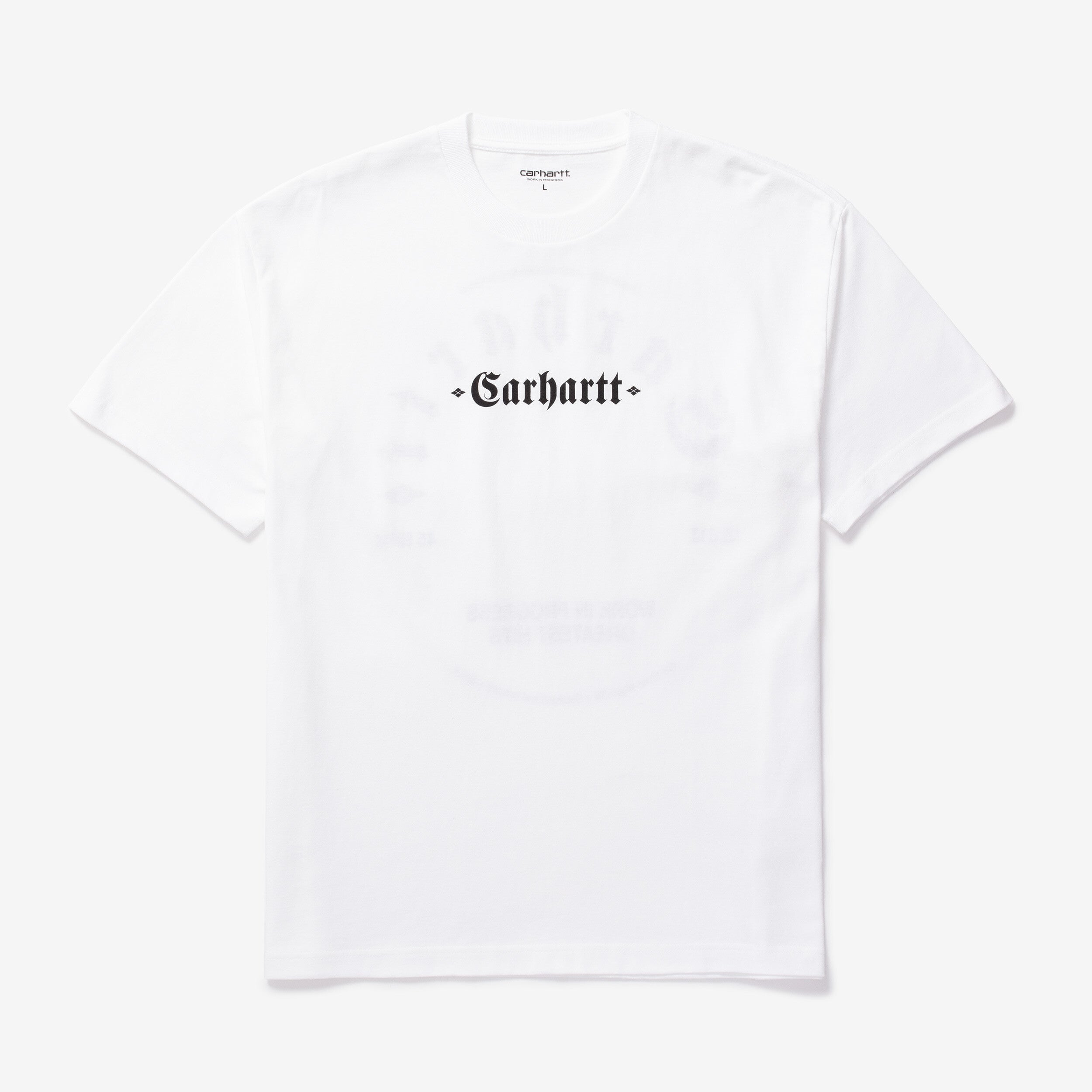 Carhartt WIP Short Sleeve Greatest Hits T-Shirt - White / Black - unisex