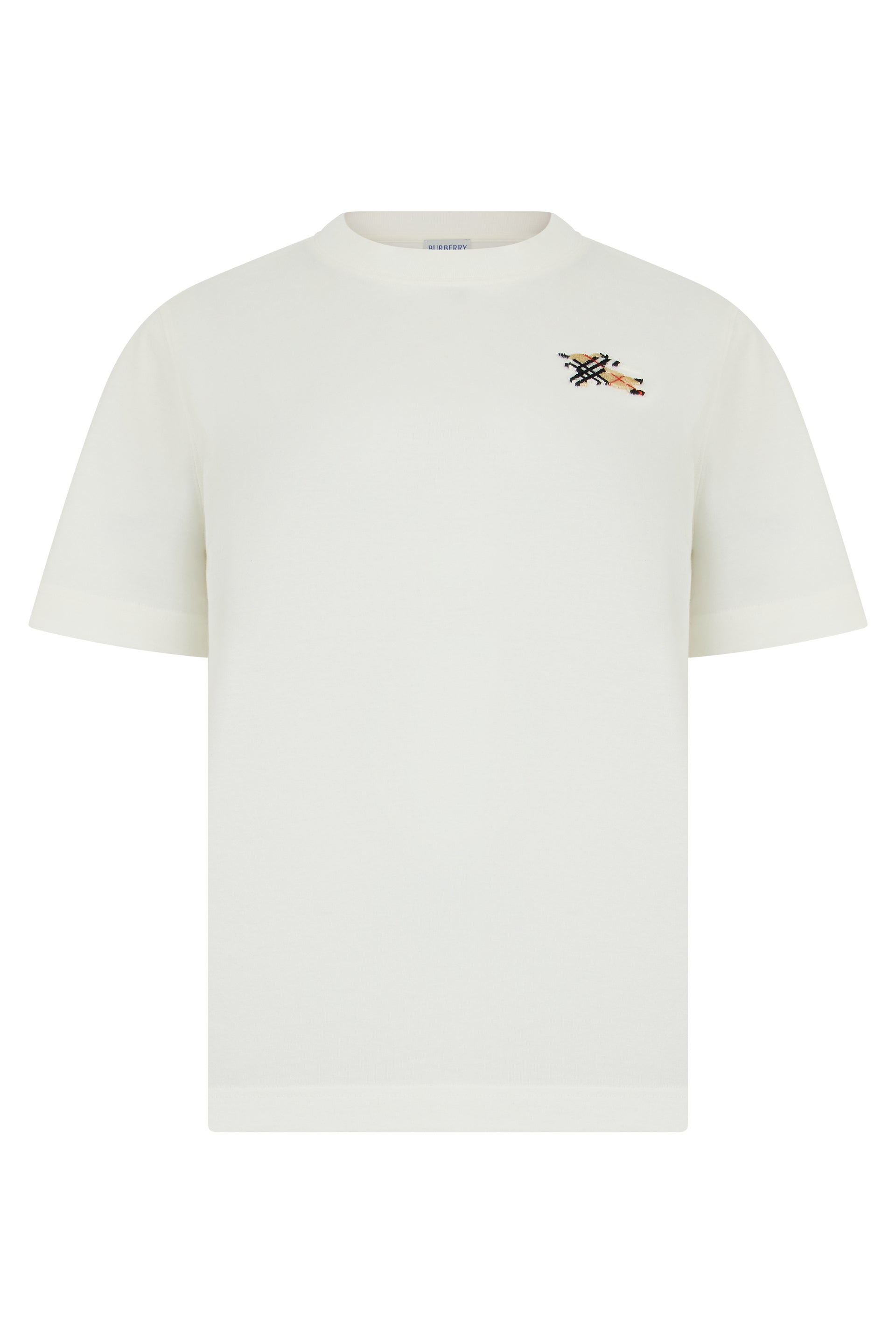 Cotton T-shirt with Embroidered Logo