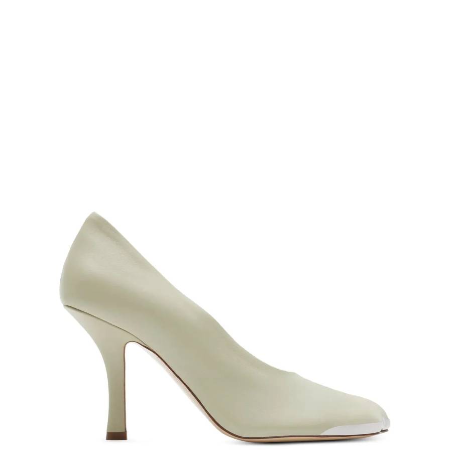 90mm Leather Duck Pumps
