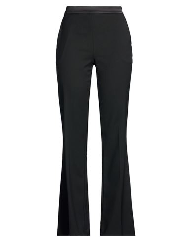 Woman Pants Black Size 6 Polyester, Wool, Viscose, Elastane