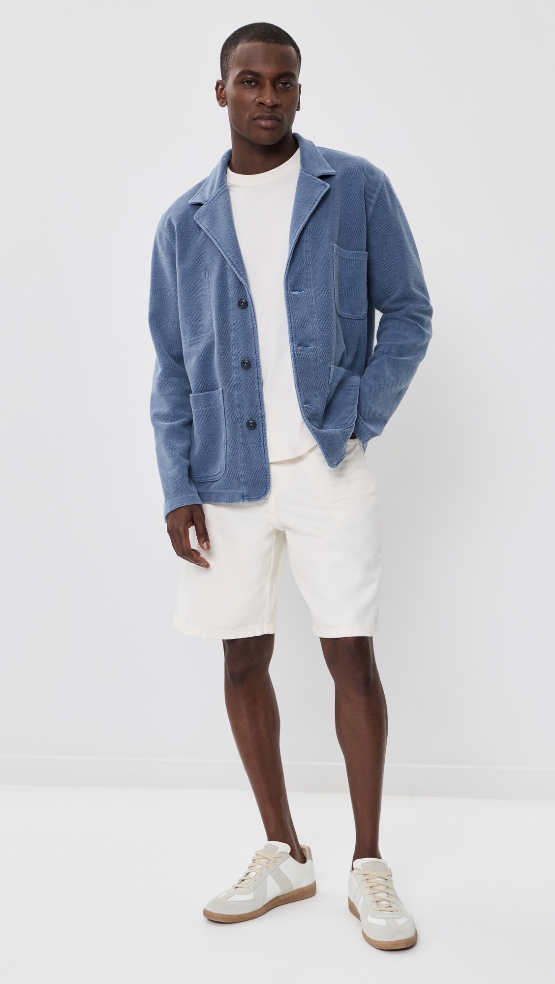 American Twill Terry Blazer Union Blue