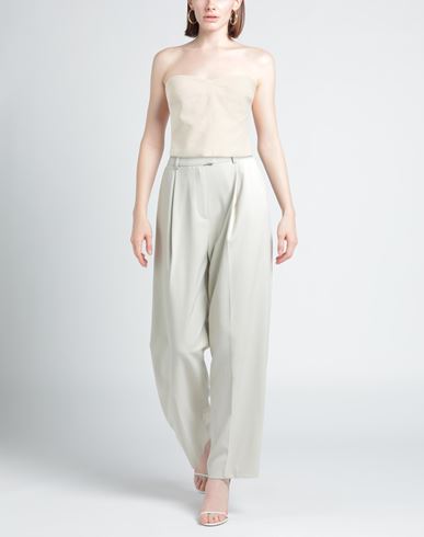 Woman Top Ivory Size 10 Polyester, Rayon, Elastane