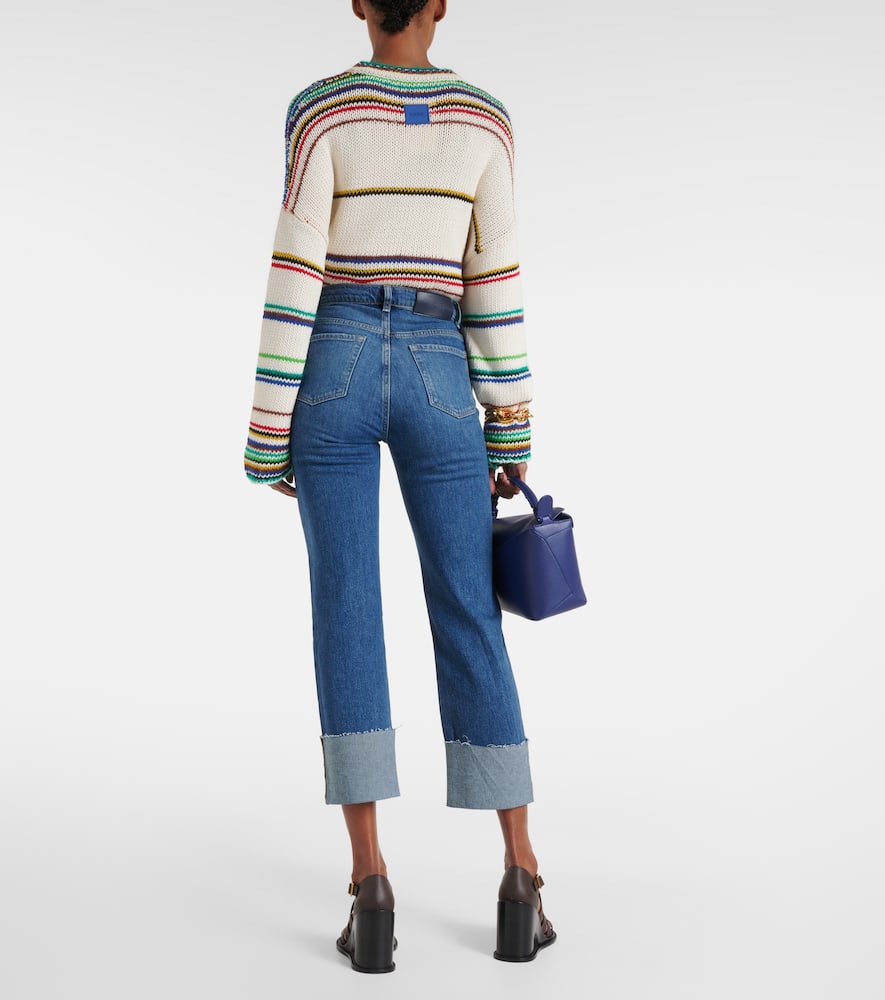 Logan high-rise cropped slim jeans