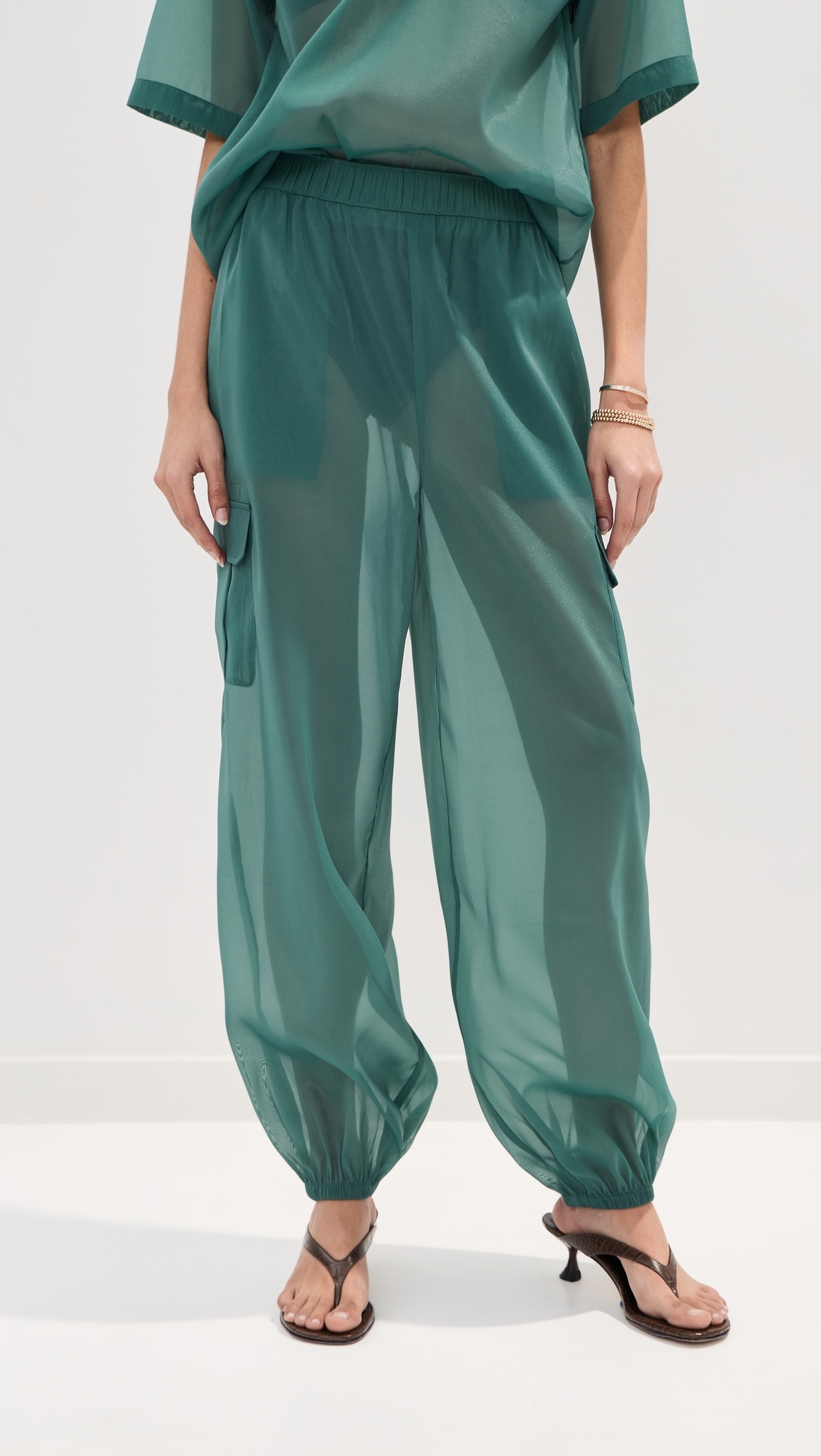 Cargo Pocket Pants Jasper Green
