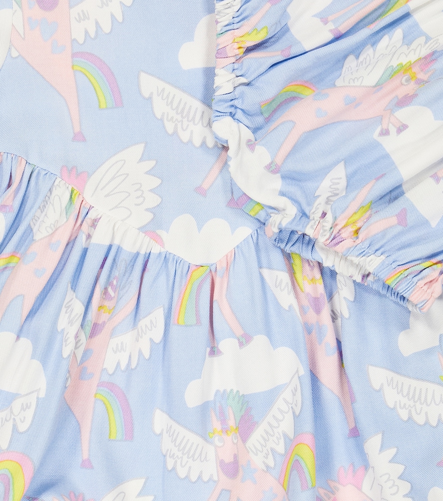 Baby printed jersey dress and bloomers