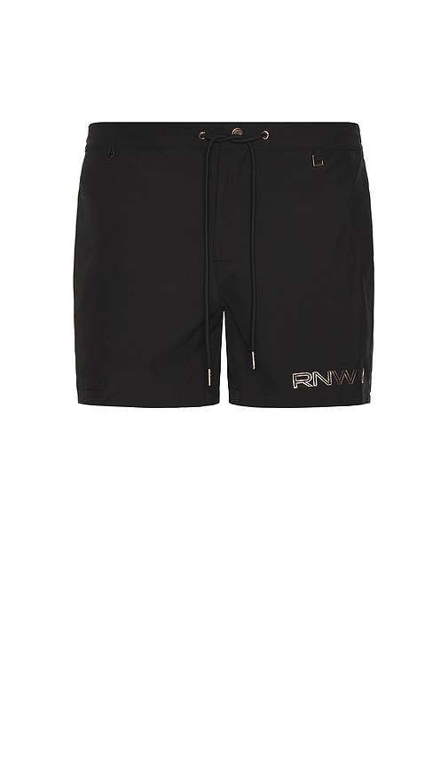Runaway The Label Amalfi Boardshort in Black.  S. Also in L, M, XL/1X