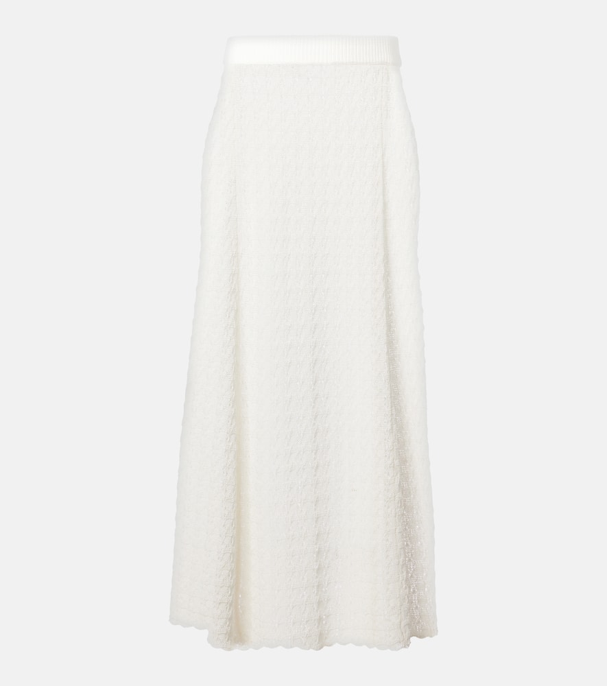 Crochet maxi skirt