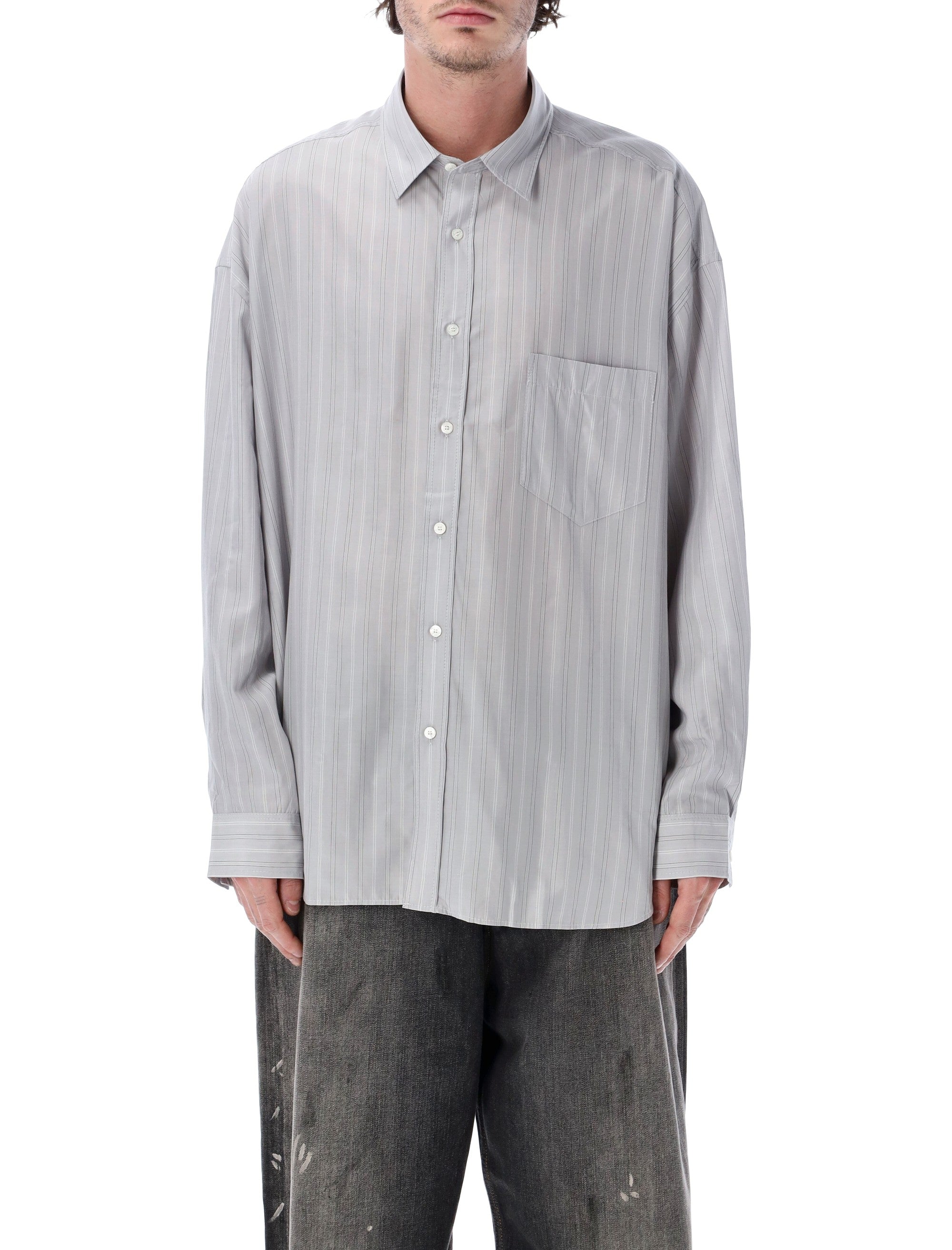 Relaxed Fit Button-Up Shirt - Size 48