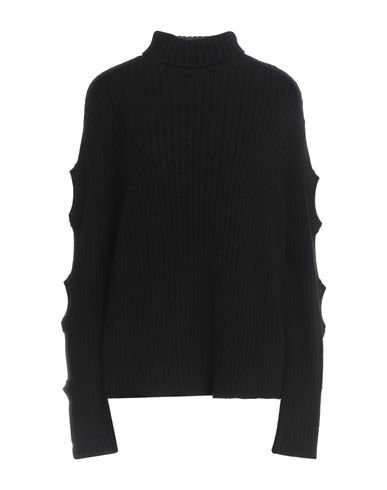 Woman Turtleneck Black Size XL Wool, Polyamide