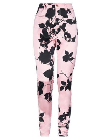 Woman Pants Pink Size 4 Cotton, Viscose, Elastane