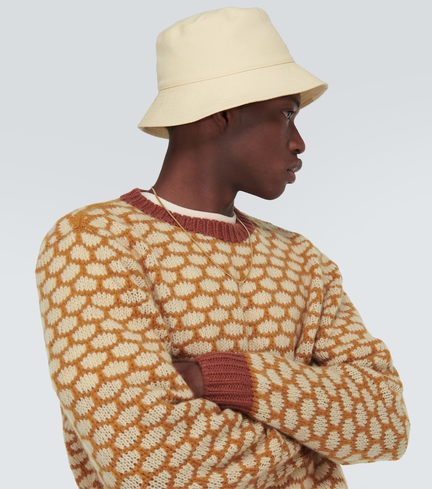 Jacquard cashmere sweater
