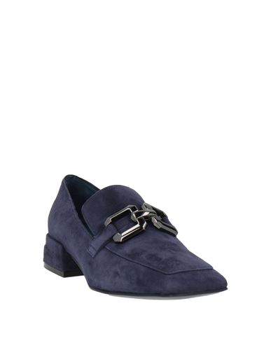 Woman Loafers Navy Size 7 Leather