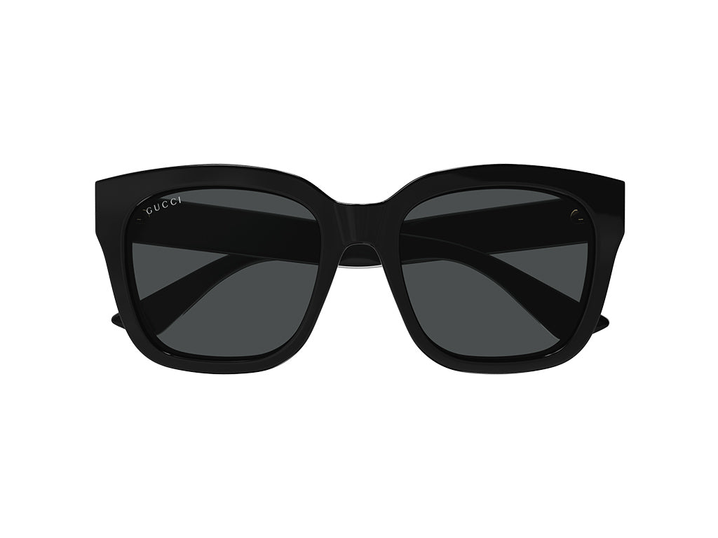 Gucci Woman Gucci GG1338SK 001 Sunglasses Injected Black Grey Squared Norma