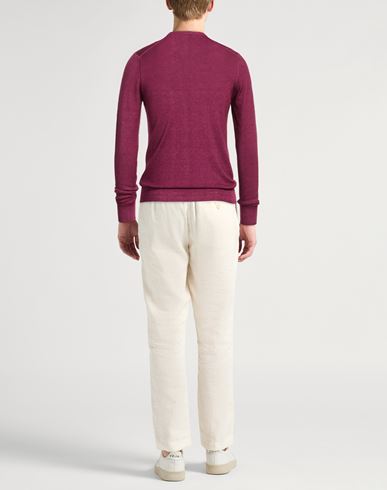 Man Sweater Garnet Size 36 Cashmere