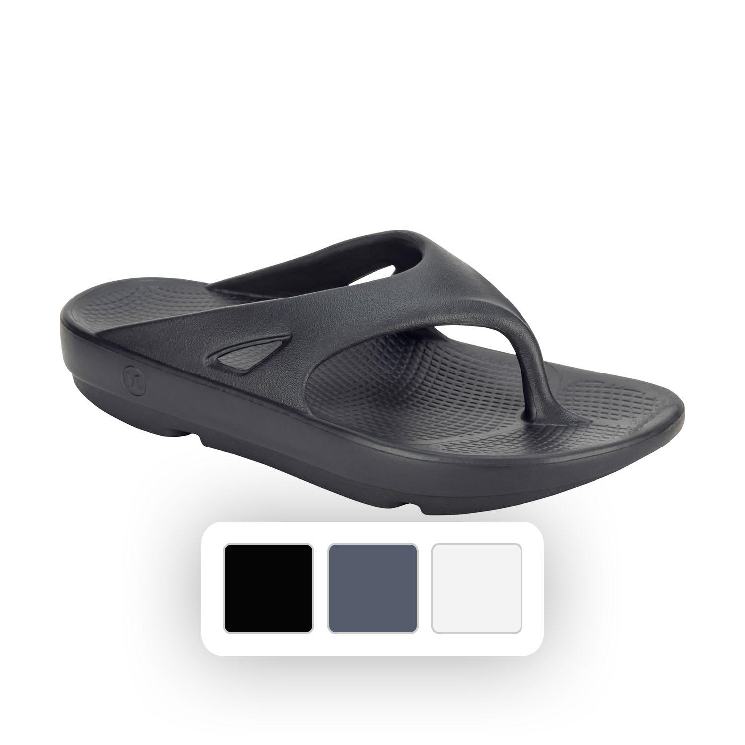 Men's Injection Flip-Flop - BLACK 12:-