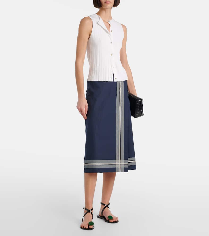 Ribbed cotton top
