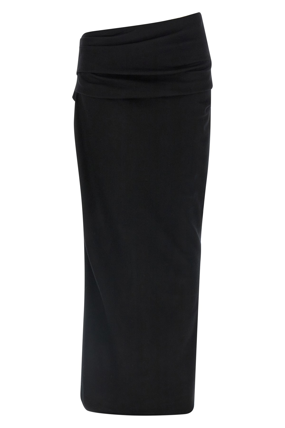 Stretch Wool Skirt