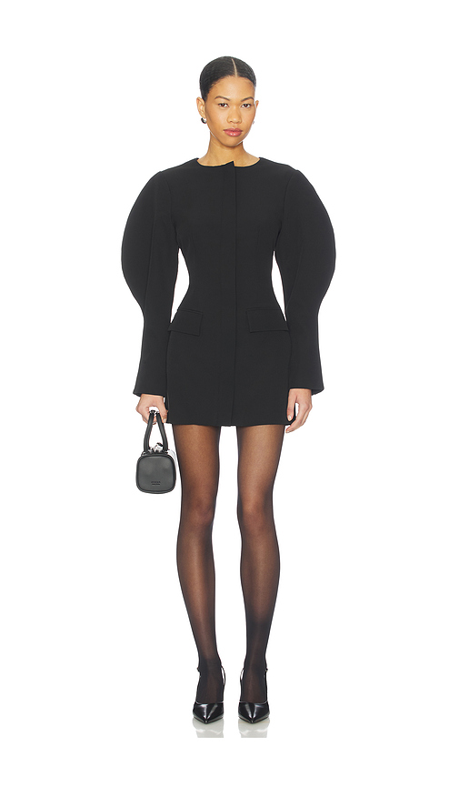 ALL THE WAYS Margot Mini Dress in Black. M also in L, S, XL