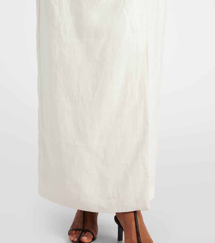 Tamara linen maxi dress