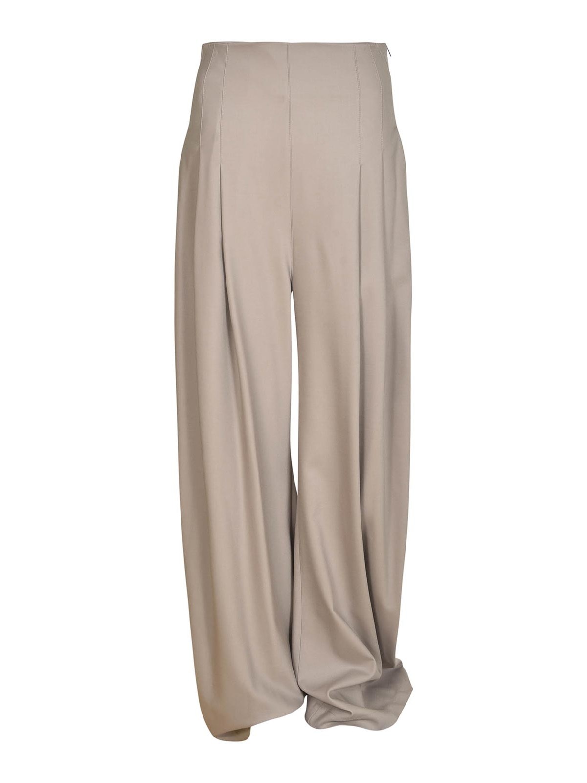 High-waist Pleat Detail Trousers