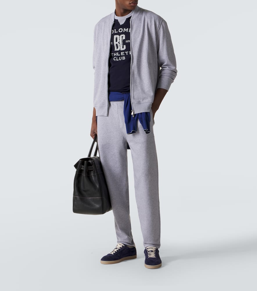 Printed cotton jersey T-shirt