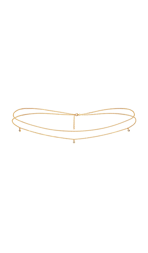NAiiA x REVOLVE Double Belly Chain in Metallic Gold