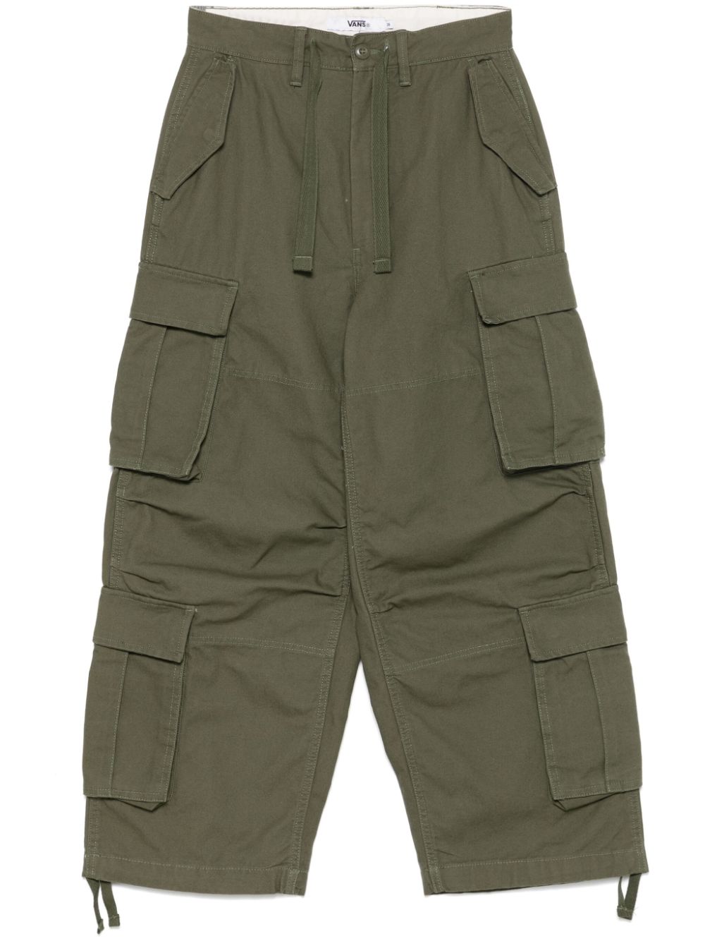 Cotton cargo pants - Green
