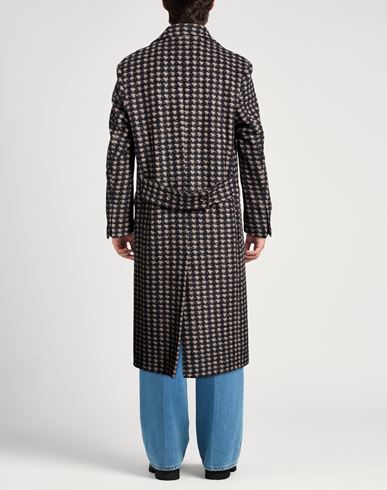 Man Coat Black Size 36 Wool, Polyester