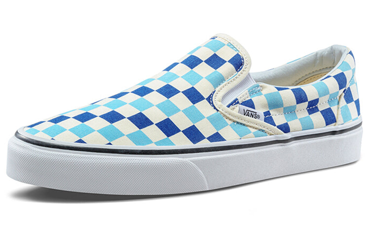 Slip-On 'Checkerboard Blue Topaz'