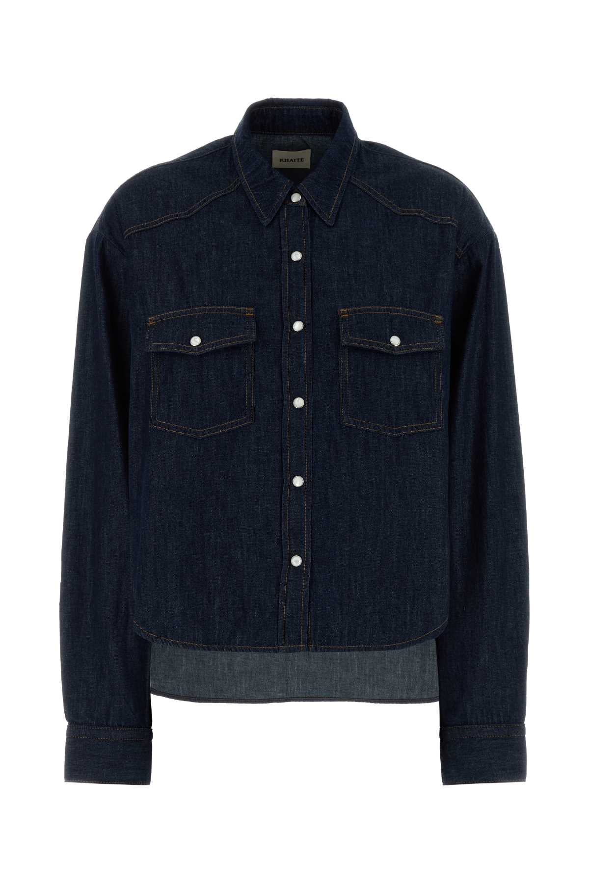 Denim Shirt — Navy