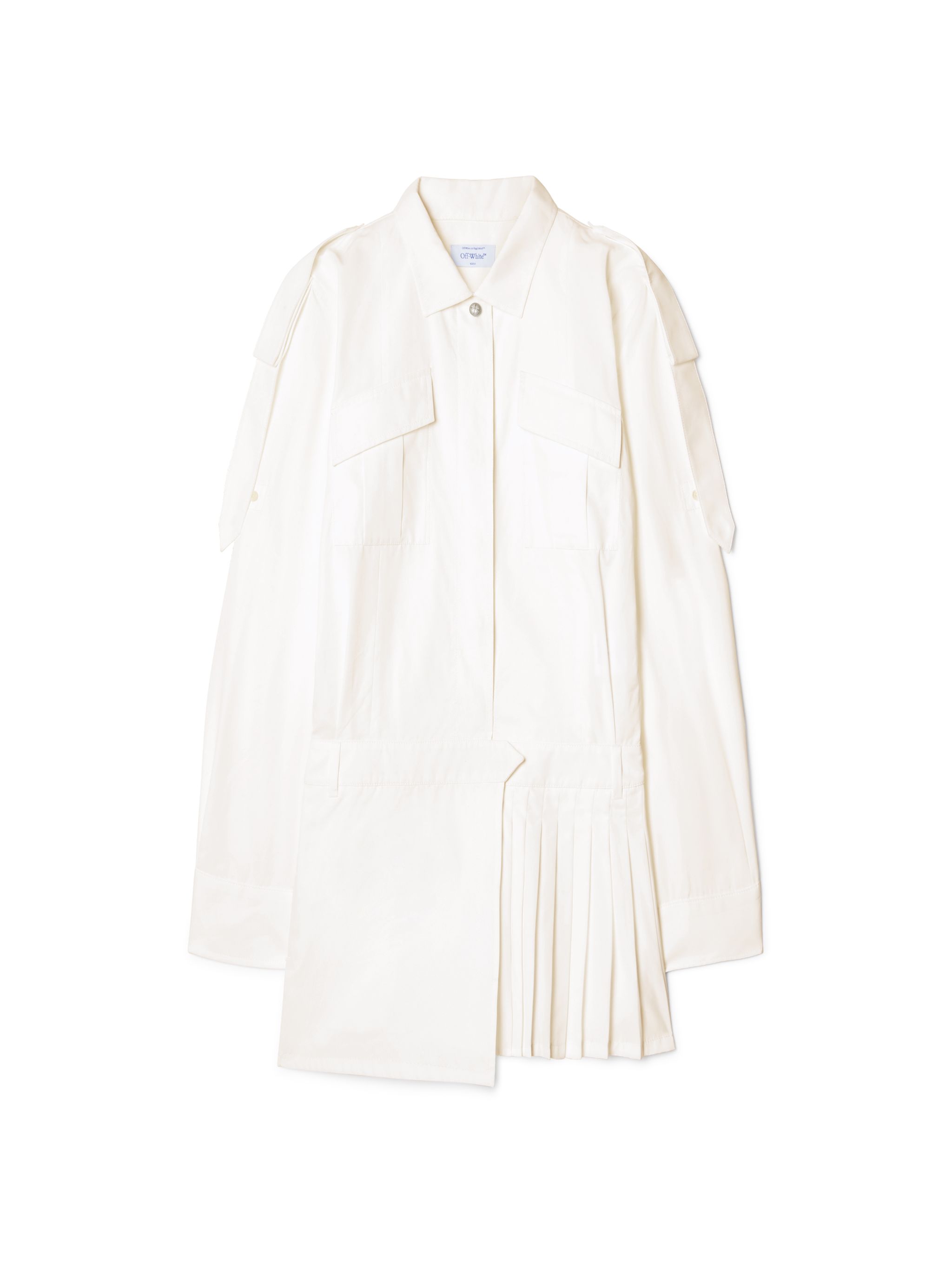 White Savana Poplin Mini Dress