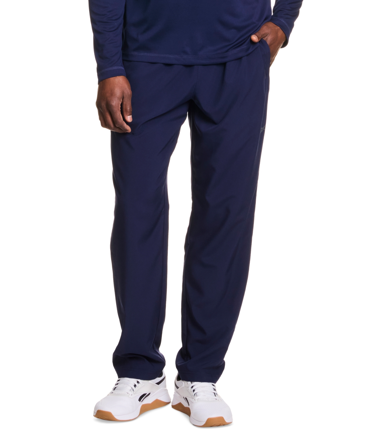 Men's Regular-Fit Woven Pants - Vector Navy / Wht
