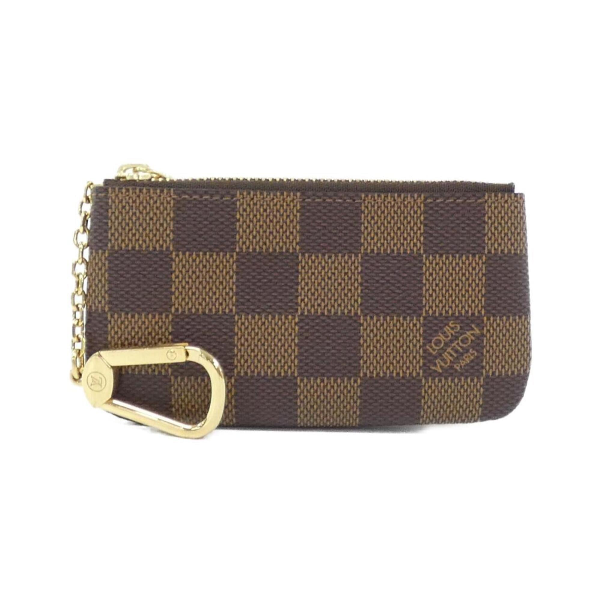 Louis Vuitton Ebene Coated Canvas Coin Purse/Coin Case Pre-Owned
