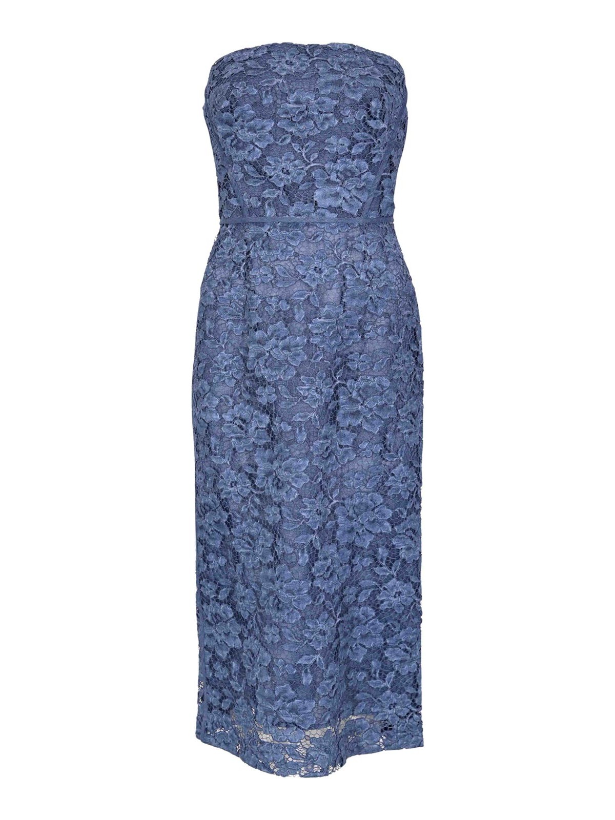 Cotton Blend Lace Sheath Dress