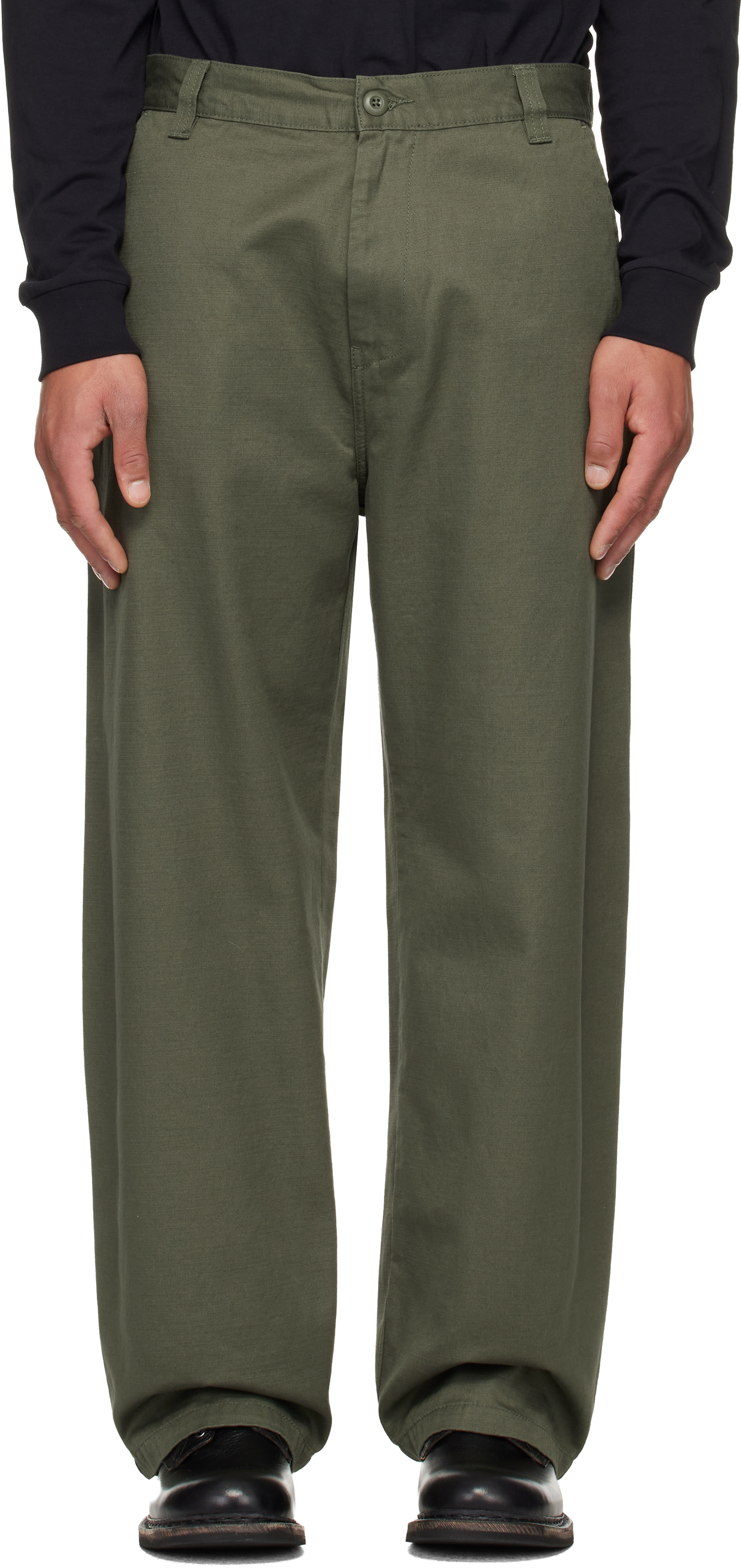 Khaki Brady Trousers
