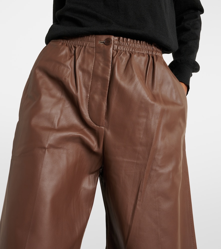 Joseph Leather sweatpants