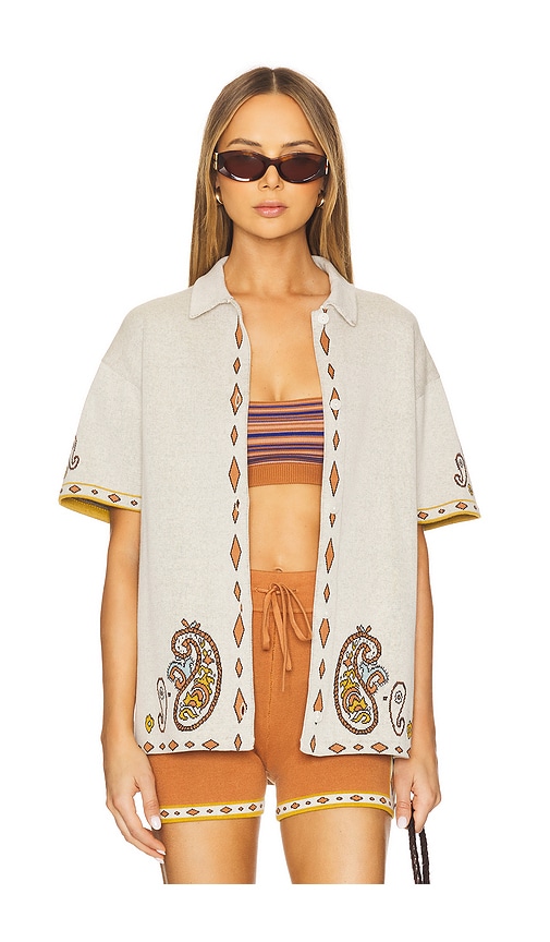 THE UPSIDE Vadella Top in Neutral.  XS. Also in L