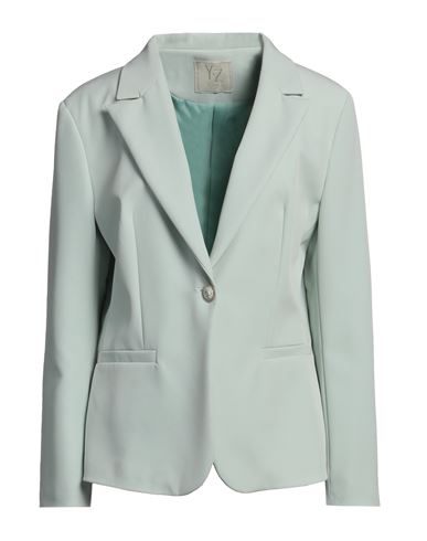 Urban Chic Woman Blazer Light green Size L Polyester, Elastane