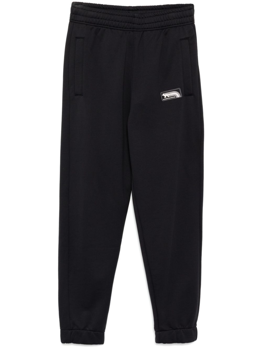 Flash Fox patch sweatpants - Black