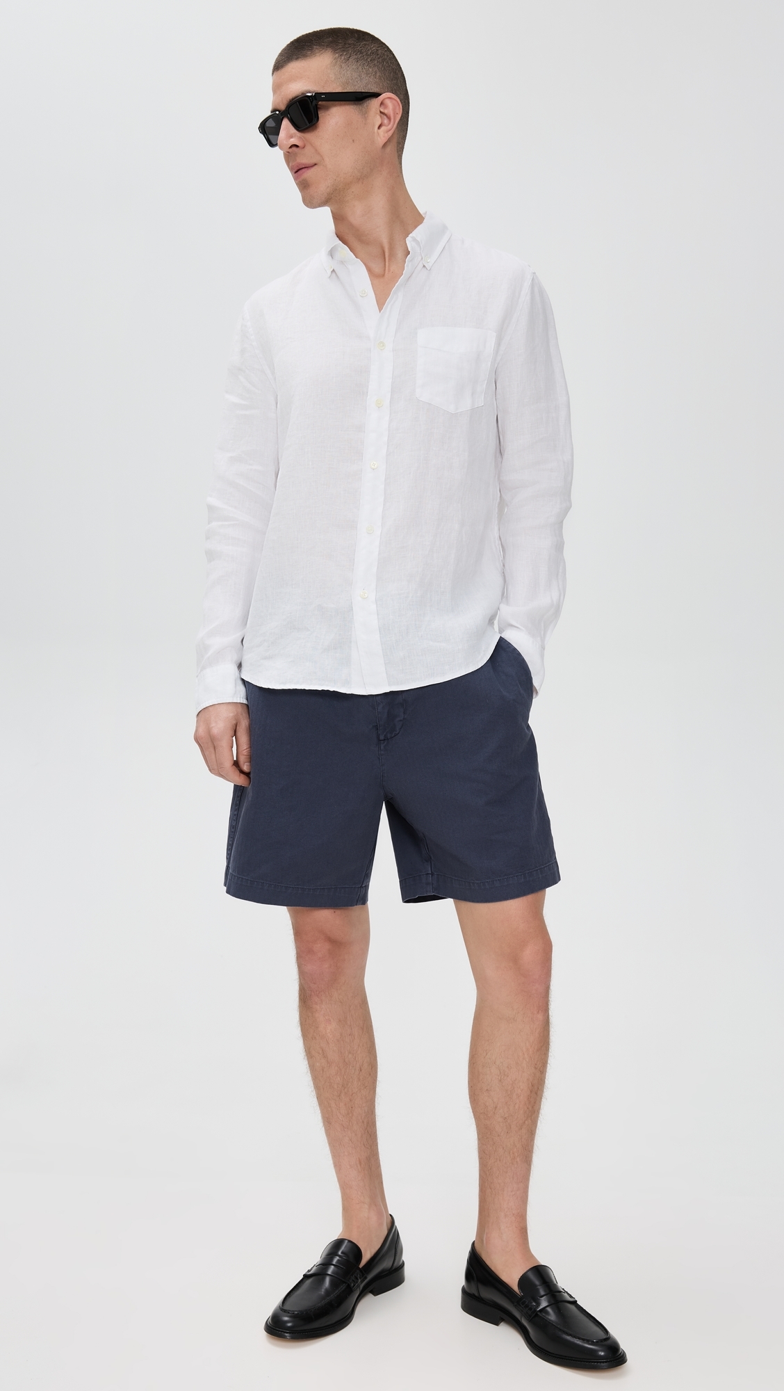 Alex Mill Linen Mill Shirt White 