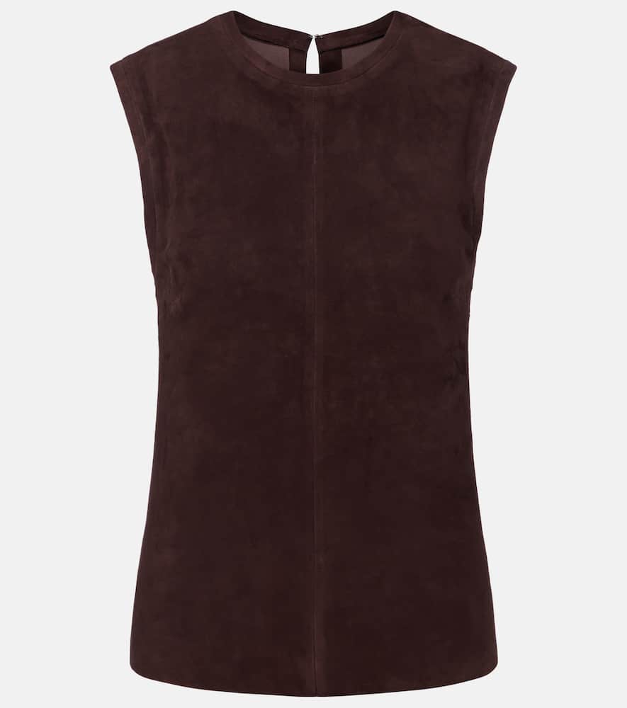 Miuccia suede top