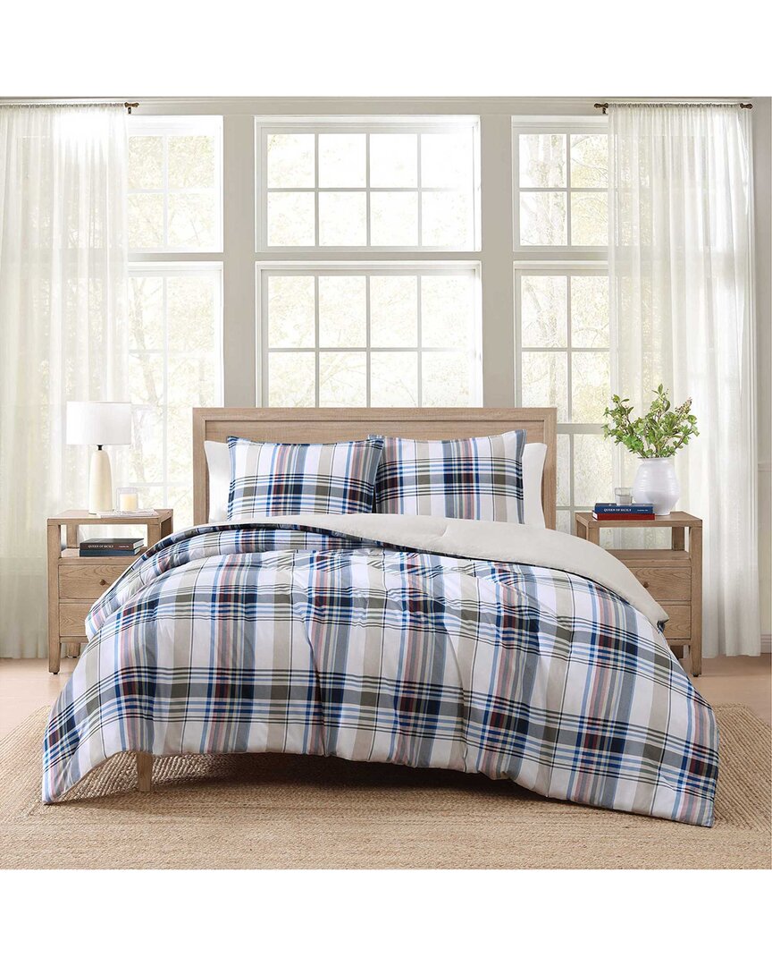 Tommy Hilfiger 180 Thread Count Waterbury Plaid Cotton Duvet Set