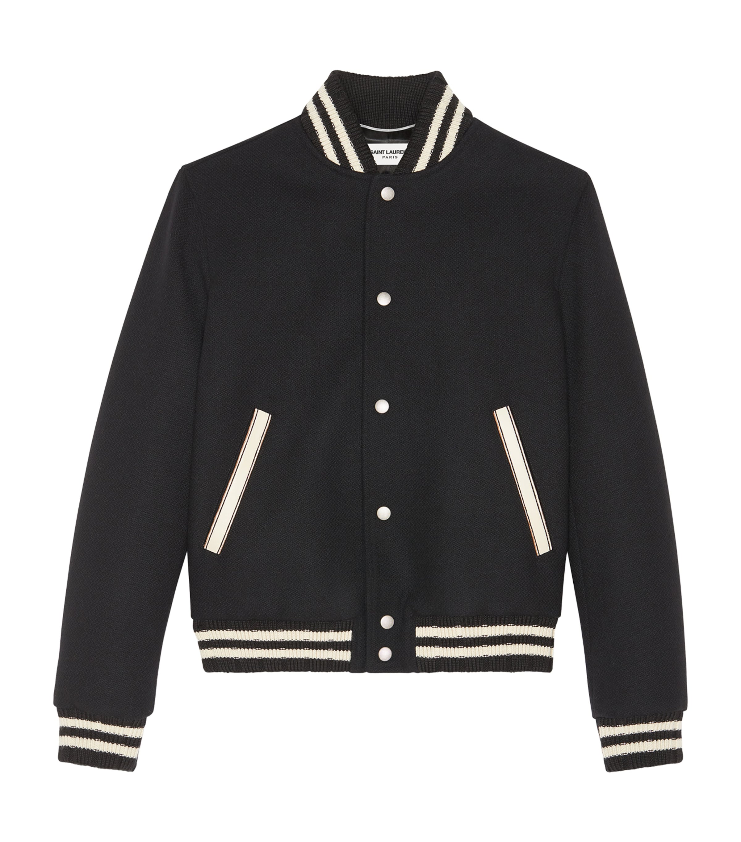Wool-Rich Logo Bomber Jacket