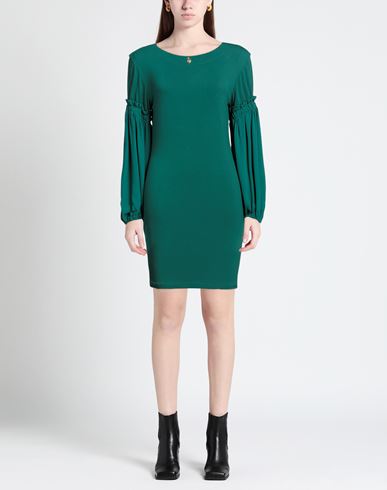 Woman Mini dress Green Size 4 Viscose, Elastane, Acetate, Silk